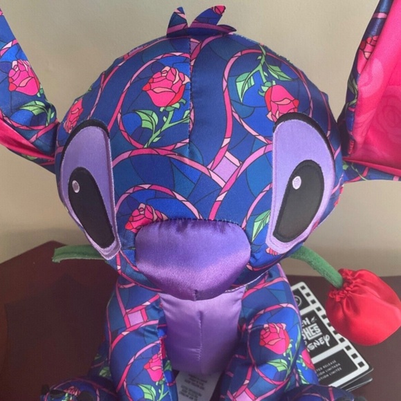 DISNEY  PARKS   STITCH CRASHES   SERIES  ‘’BEAUTY and the BEAST ‘’ PLUSH  #1 - Picture 2 of 8